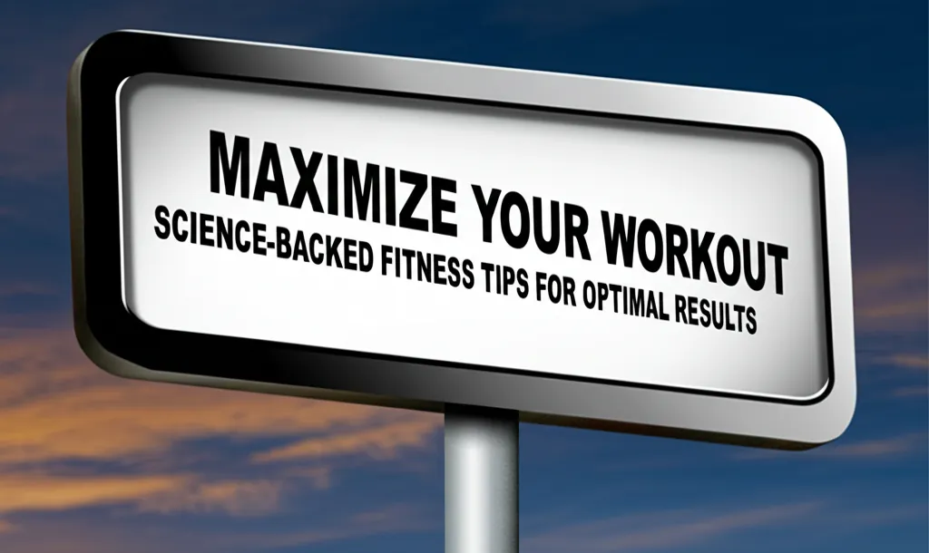 Maximize Your Workout: Science-Backed Fitness Tips for Optimal Results