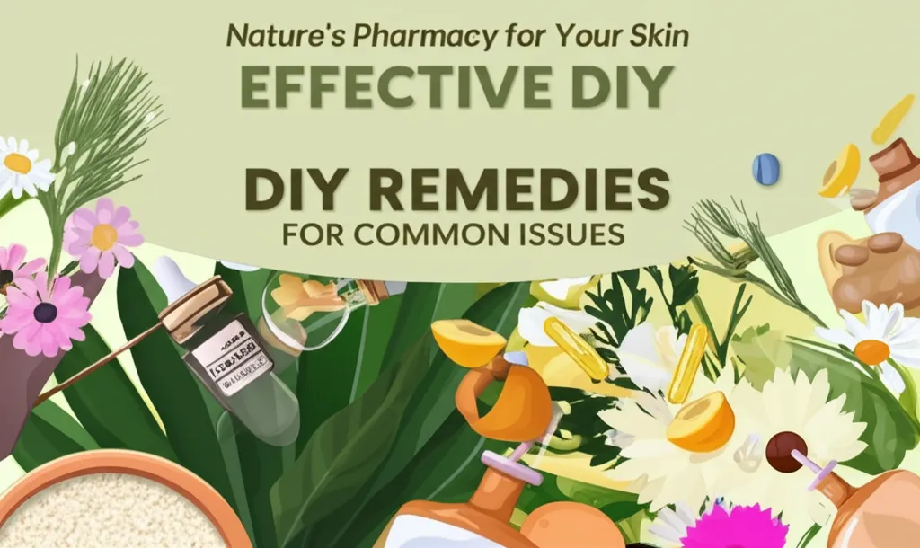 Nature's Pharmacy for Your Skin: Effective DIY Remedies for Common Issues
