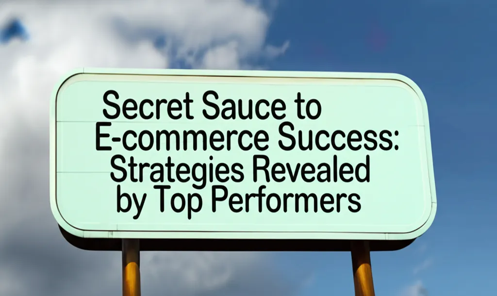 Secret Sauce to E-commerce Success: Strategies Revealed by Top Performers