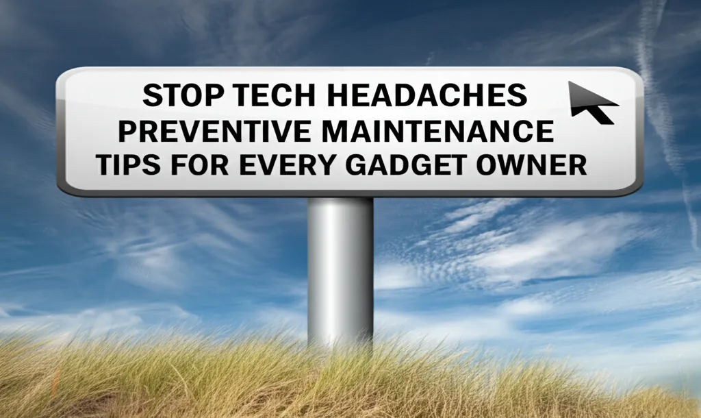 Stop Tech Headaches: Preventive Maintenance Tips for Every Gadget Owner