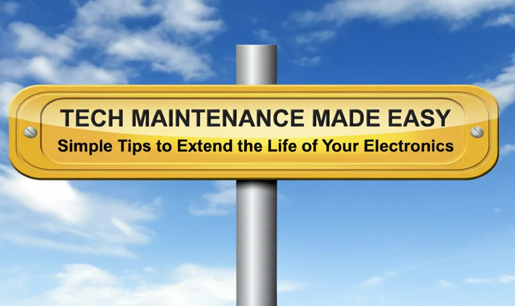 Tech Maintenance Made Easy: Simple Tips to Extend the Life of Your Electronics